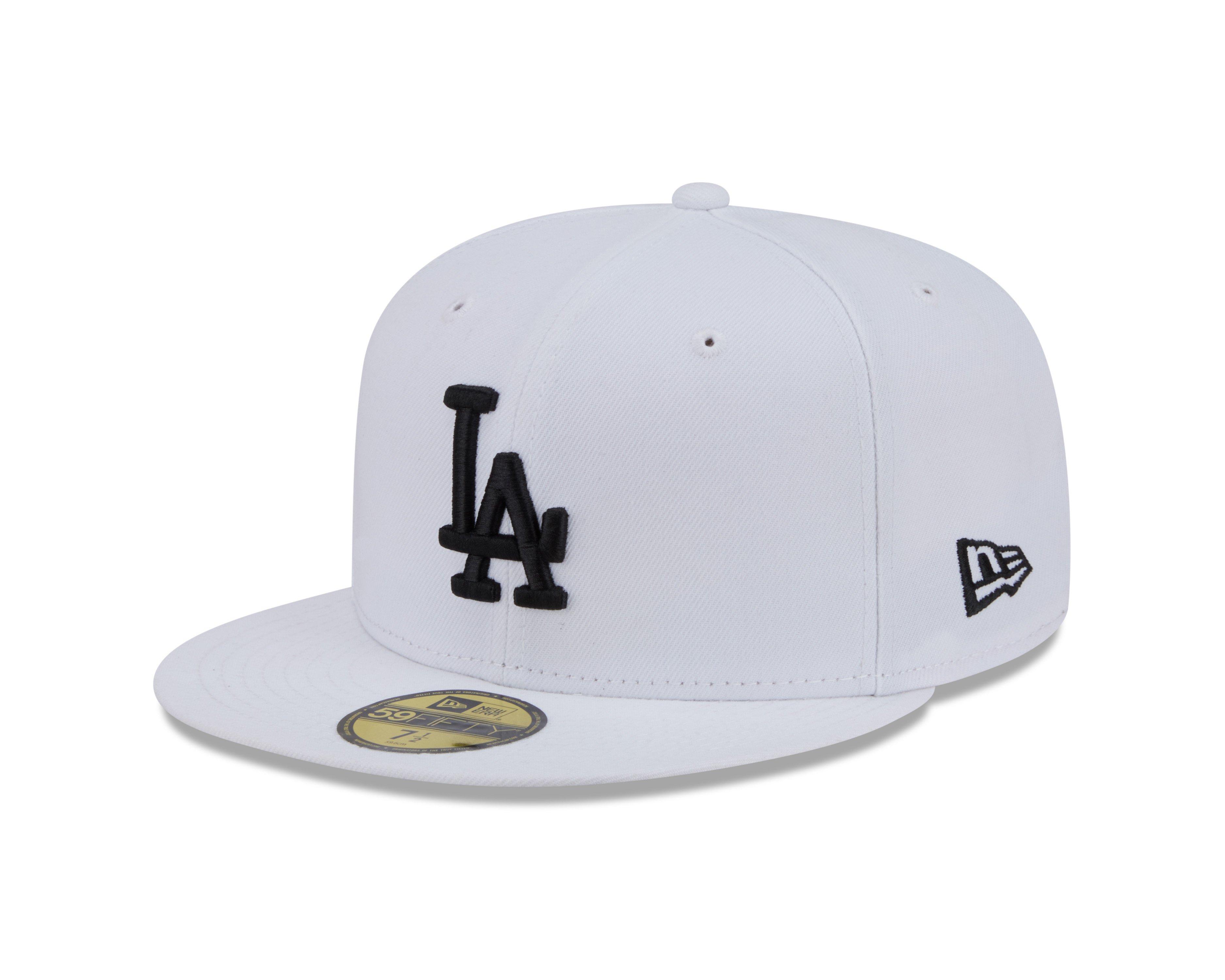 New Era Los Angeles Dodgers 59FIFTY Fresh Pack Fitted Hat-White/Black - WHITE/BLACK